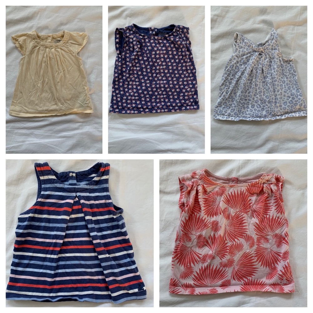 Baby gap 2T bundle / lot of 5 tops